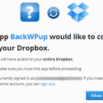 BackWPup-Dropbox