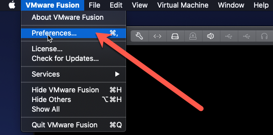 vmware fusion windows no mouse